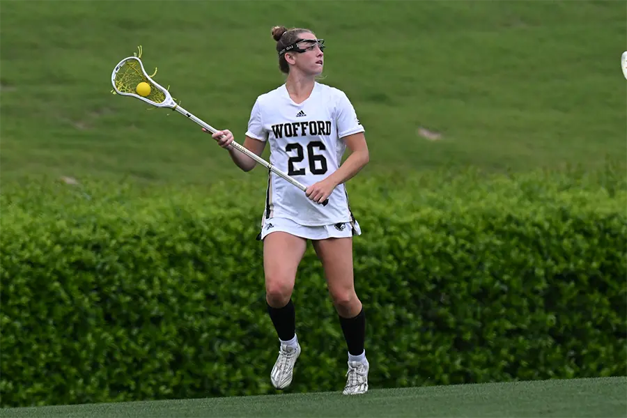 Wofford College Lacrosse Player
